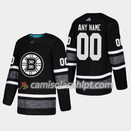 Camisola Boston Bruins Personalizado 2019 All-Star Adidas Preto Authentic - Homem